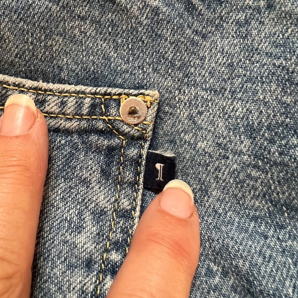 Anthropologie Pilcro Wide Leg Distressed Jeans with Sashiko Patches 16W Plus - Picture 6 of 16